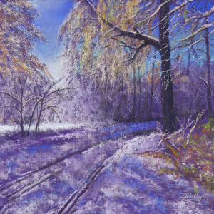 'Winter Wonderland' Original Artwork - Size: 9x9"