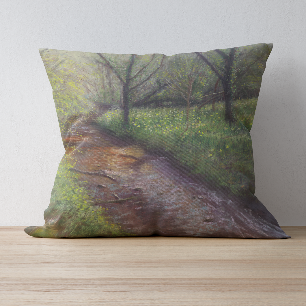 'Woodland Spring' Double Sided Design Cushion