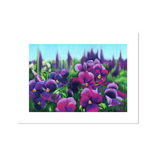 Load image into Gallery viewer, &#39;Pretty Pansies&#39; Fine Art Print
