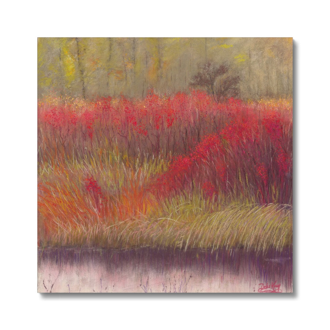 'Winter's Red Berries' Canvas