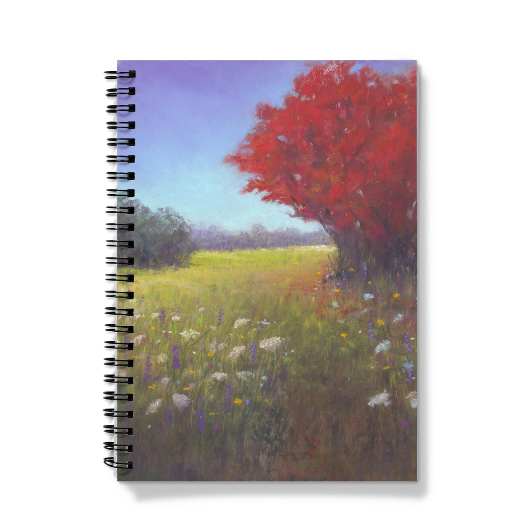 'Red Tree Meadow' Notebook