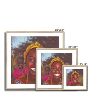 'Sunshine Smiles' Framed & Mounted Print