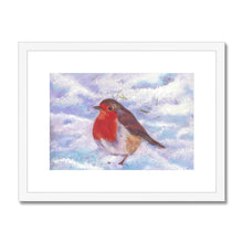 Load image into Gallery viewer, &#39;Little Robin Redbreast&#39; Framed &amp; Mounted Print
