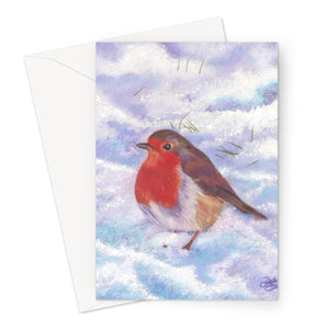 'Little Robin Redbreast' Greeting Card