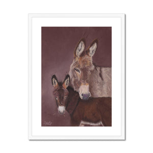 'Daisy & Daniel Pegasus' Framed & Mounted Print
