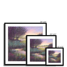 Load image into Gallery viewer, &#39;Down by the Riverside&#39; Framed &amp; Mounted Print
