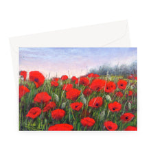 Load image into Gallery viewer, &#39;Field of Poppies&#39; Greeting Card
