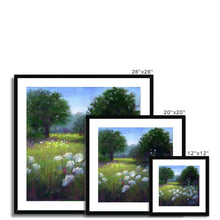 Load image into Gallery viewer, &#39;Wild Flower Meadow&#39; Framed &amp; Mounted Print
