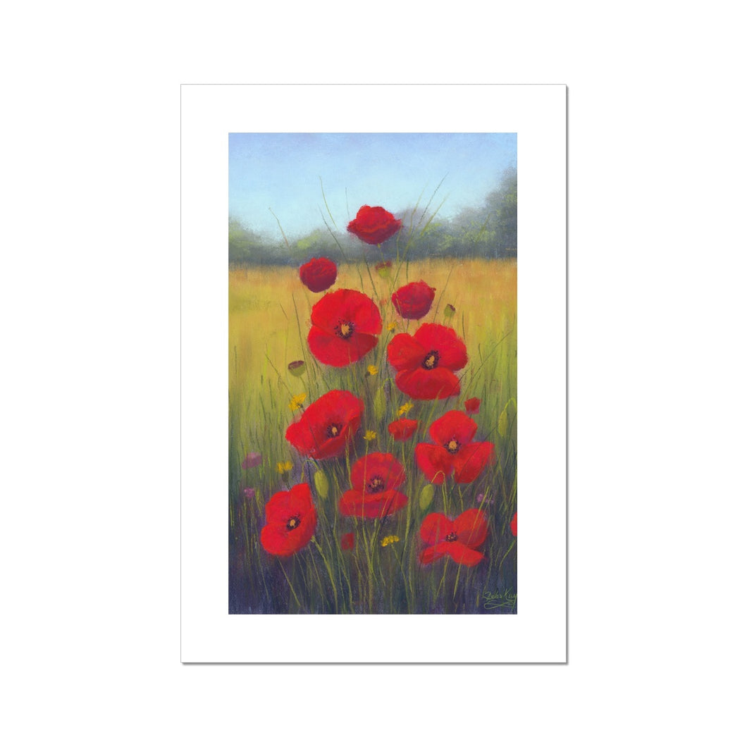 'A Family of Poppies' Fine Art Print
