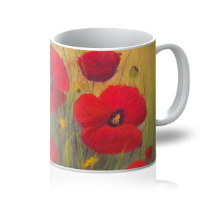'A Family of Poppies' Mug