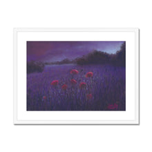 Load image into Gallery viewer, &#39;Moonlit Poppies&#39; Framed &amp; Mounted Print
