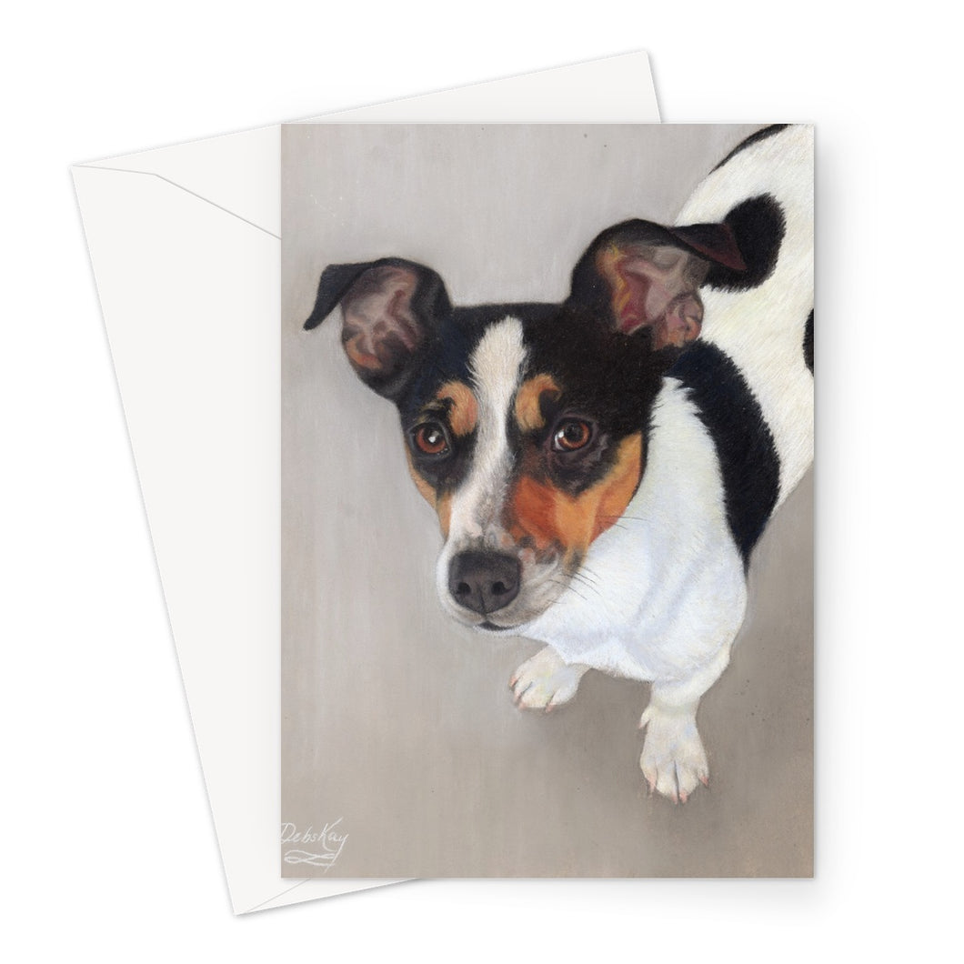 'Little Toby' Greeting Card
