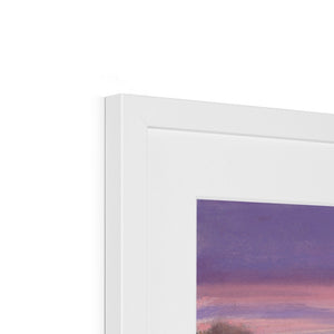 Sunset River Framed & Mounted Print