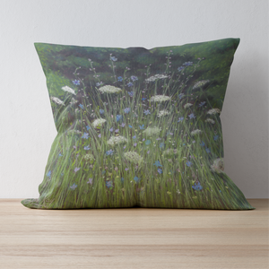'Wild Flower Dance' Double Sided Design Cushion