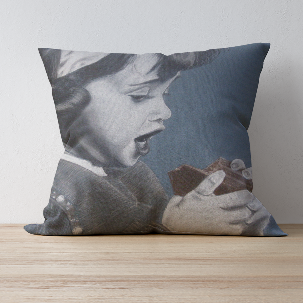 'Who Says a Girl Can't Focus' Double Sided Design Cushion