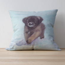 Load image into Gallery viewer, &#39;Look Mum...It&#39;s Snowing!&#39; Double Sided Design Cushion
