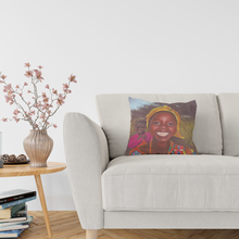 Load image into Gallery viewer, &#39;Sunshine Smiles&#39; Double Sided Design Cushion
