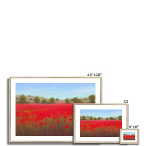 'Forever Poppies' Framed & Mounted Print