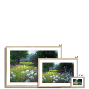 'Wild Flower Meadow' Framed & Mounted Print