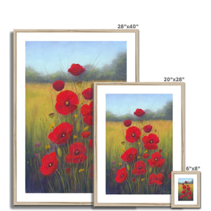 'A Family of Poppies' Framed & Mounted Print