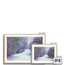 Load image into Gallery viewer, &#39;A Walk In The Snow&#39; Framed &amp; Mounted Print
