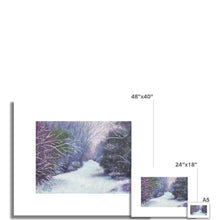 Load image into Gallery viewer, &#39;A Walk In The Snow&#39; Fine Art Print

