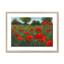 Load image into Gallery viewer, &#39;Wild Poppies&#39; Framed &amp; Mounted Print
