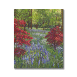 'Bluebells & Maples' Canvas