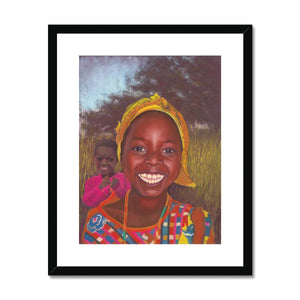 'Sunshine Smiles' Framed & Mounted Print