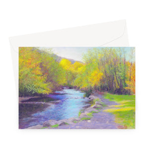 'River Walk' Greeting Card
