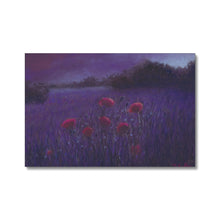 Load image into Gallery viewer, &#39;Moonlit Poppies&#39; Canvas
