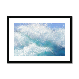 'Sea Splash' Framed & Mounted Print
