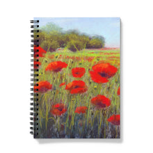 Load image into Gallery viewer, &#39;Poppy Fields&#39; Notebook
